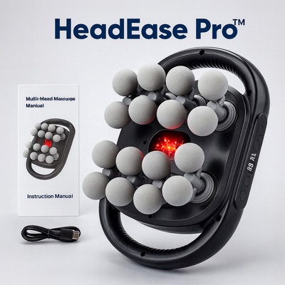 HeadEase Pro™ – 16 Head Deep Massager