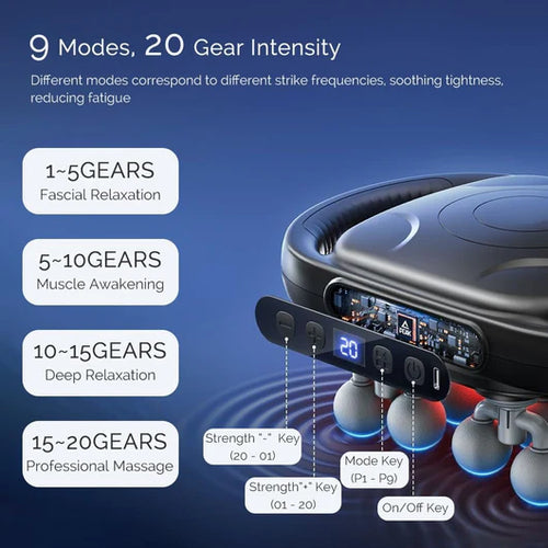 HeadEase Pro™ – 16 Head Deep Massager